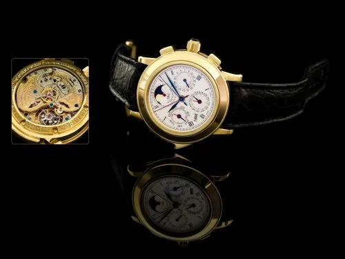 IWC Destriero Scafusia Yellow Gold / German IW1868-12 (1868-12, IW186812)